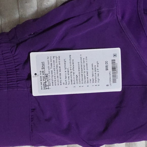 Lululemon Hotty Hot HR Short 2.5" Lined - Picture 3 of 3